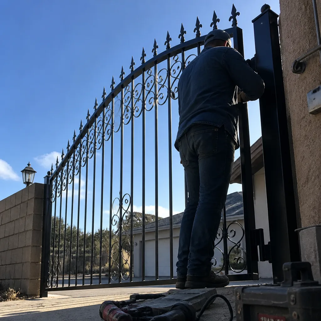 Gate Installation in Cypress