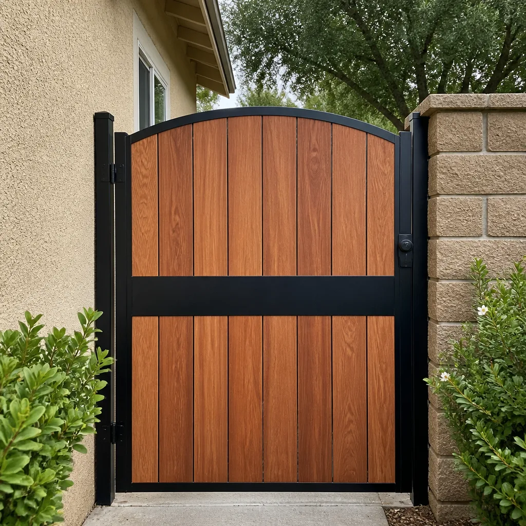 Wood & steel frame